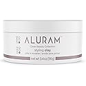 ALURAM Hair Styling Clay, Soft Satin Finish, Clean Beauty Haircare for All Hair Types, 3.4 Fl Oz