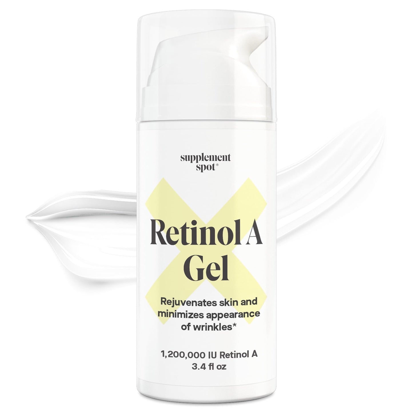 Retinol-A Gel - Anti-Aging Retinol Moisturizer Repairs Fine Lines & Wrinkles - Daily Use for Smoother, Firmer & Younger Looking Skin- (99.9% Water