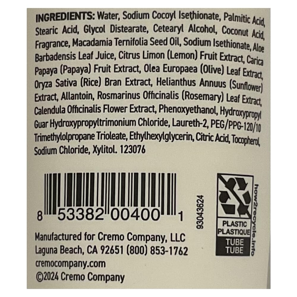 Cremo Classic Citrus Shave Cream 6 oz (Pack of 12) Beauty and Personal Care Cremo
