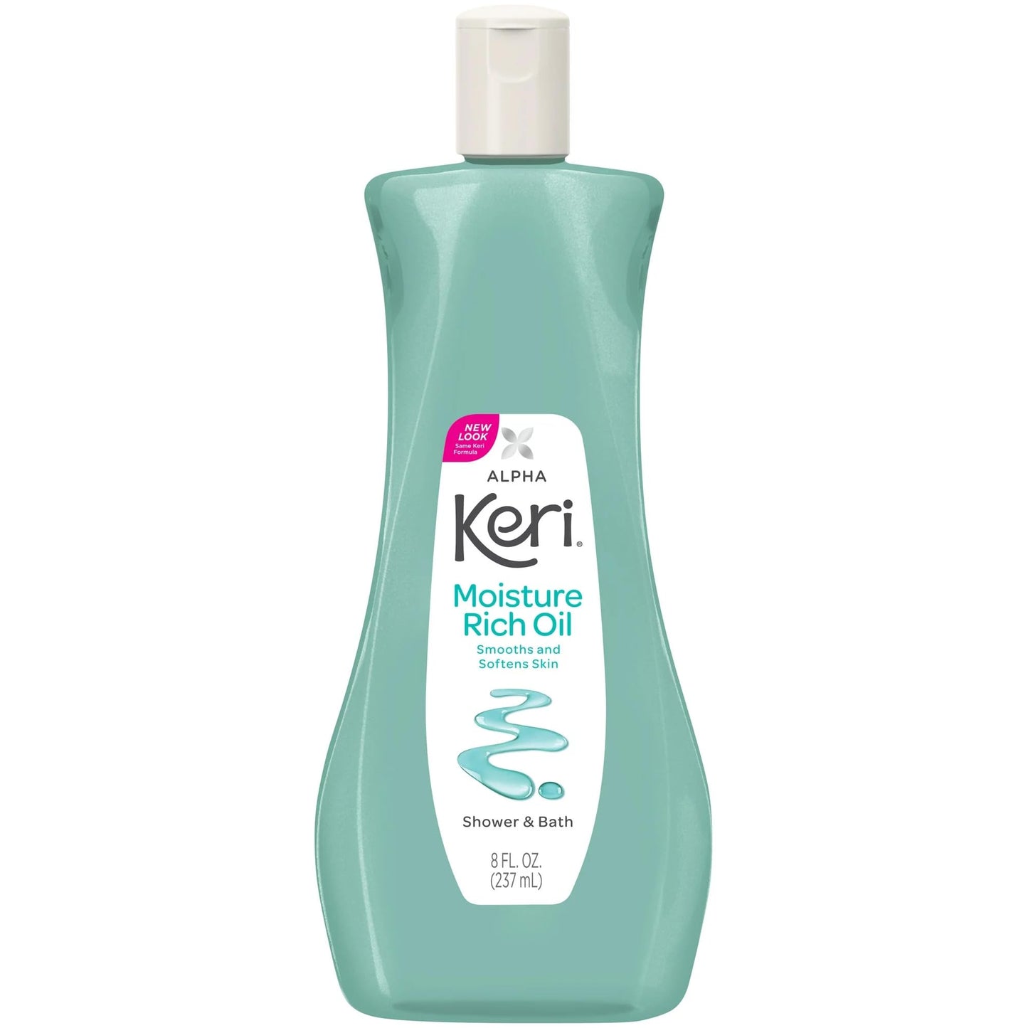 Alpha KERI Shower and Bath Moisture Rich Oil 8 oz (Pack of 6) Beauty and Personal Care Keri