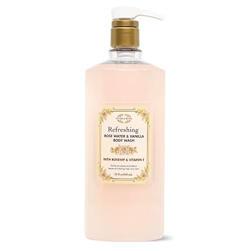 RIVER & ROWE Refreshing Rose water & Vanilla Body Wash With Rosehip & Vitamin E