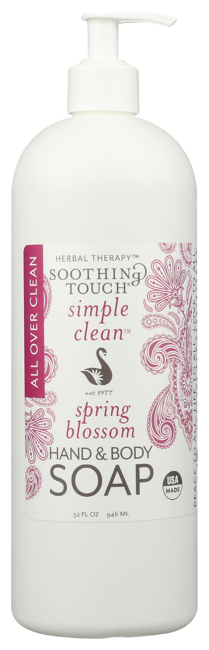 Soothing Touch, Hand and Body Soap, Wood Spice, 32 Fl Oz