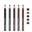 5 COLORS Set Eyebrow Pencil Drawing Eye Brow Pen Peel Off Makeup Cosmetic