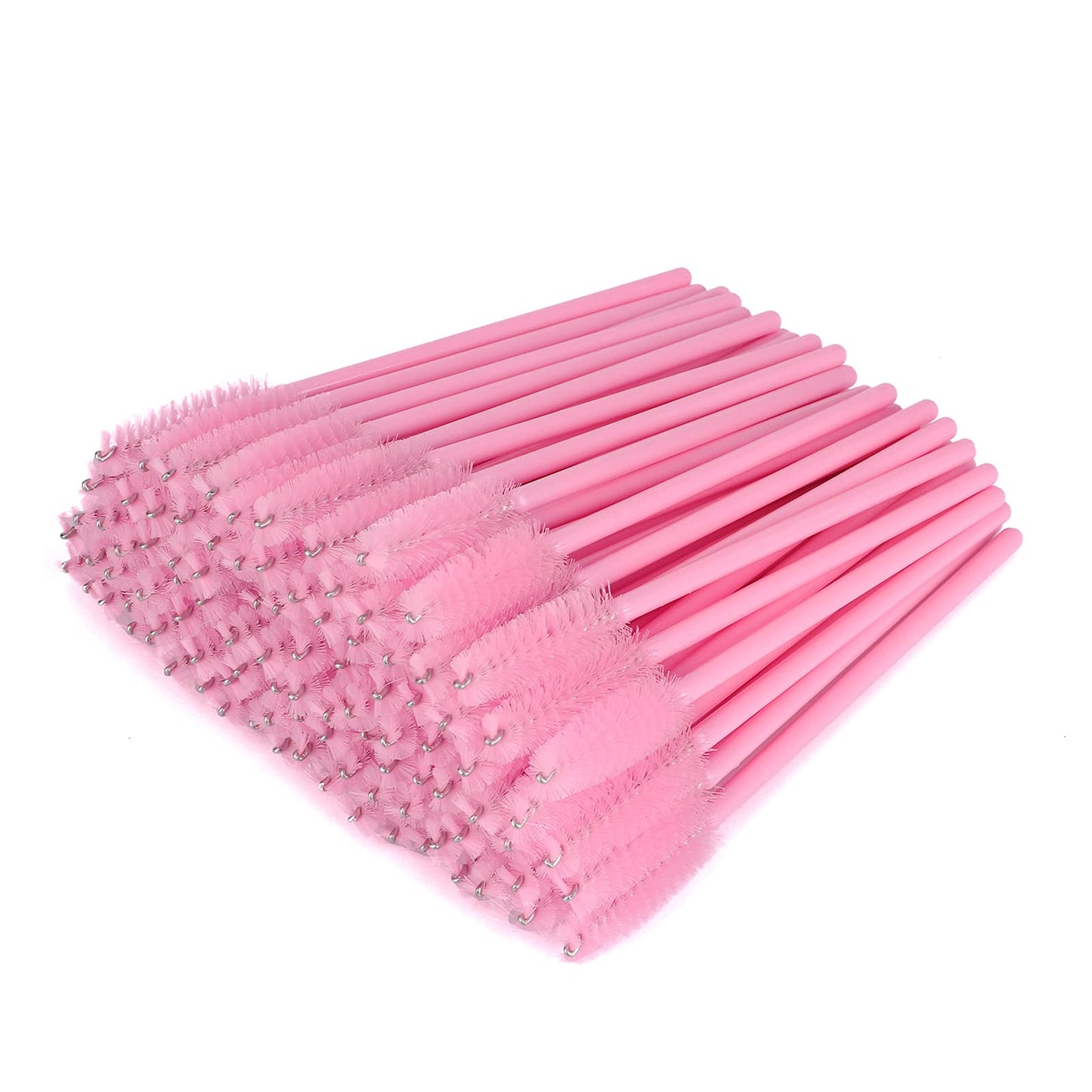 Disposable Eyelash Mascara Brushes Wands Applicator Makeup Kits 100 Pack (Baby Pink) Beauty and Personal Care G2PLUS Default Title