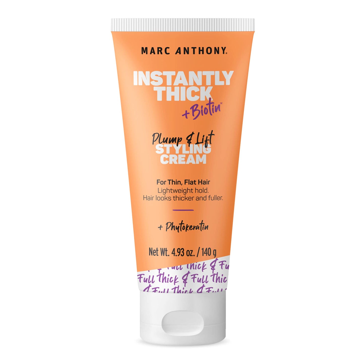 Marc Anthony Styling Hair Cream, Instantly Thickening Biotin & Vitamin E Hair Cream, Lightweight Hold for Thicker & Fuller Volumizing Product