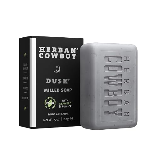 Herban Cowboy Dusk Body Soap with Hints of Lemon, Lavender, and Patchouli (6 Pack, Dusk)