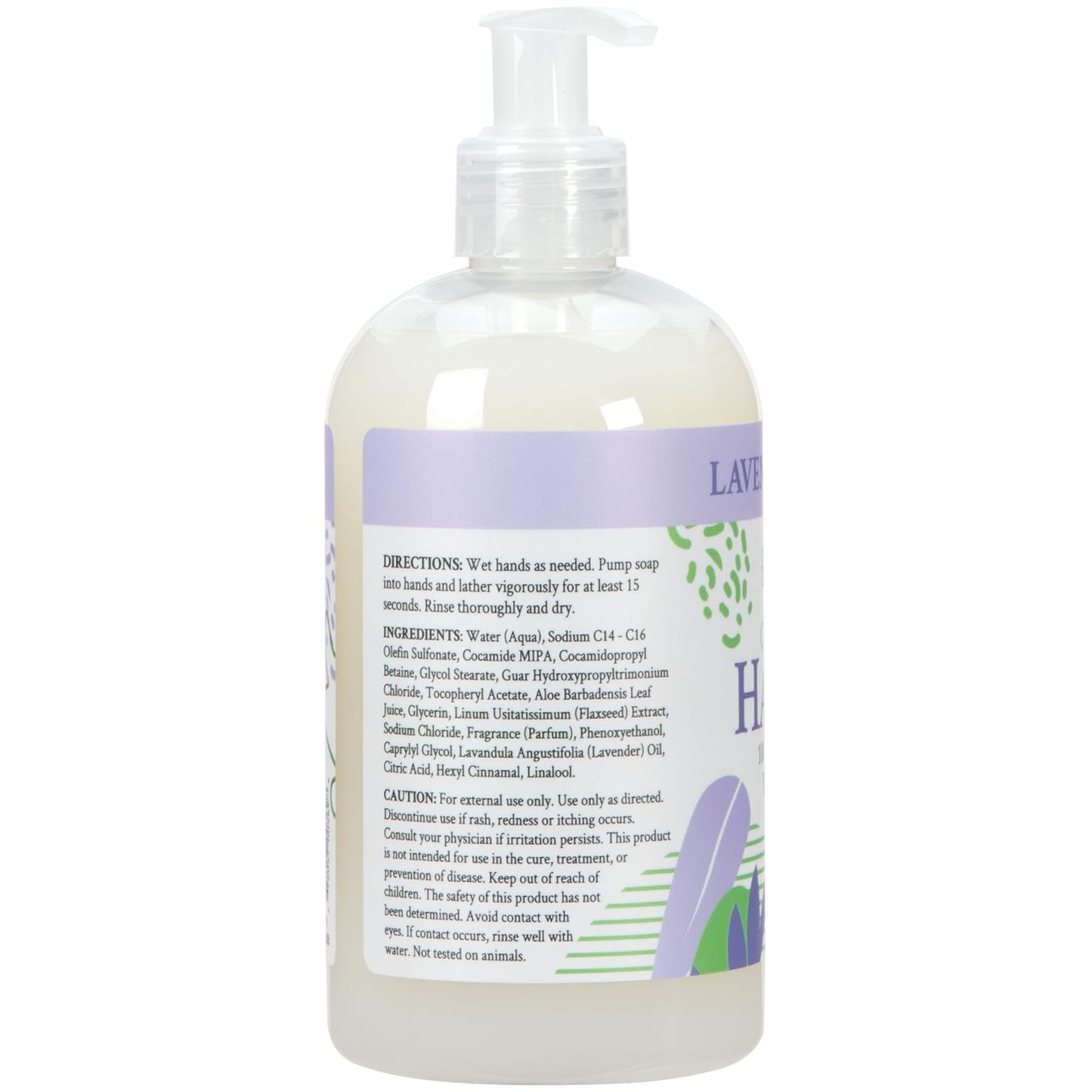 Ginger Lily Farms Botanicals Conditioning Liquid Hand Soap Refill, 100% Vegan & Cruelty-Free, Lavender Chamomile Scent, 12 Fl Oz