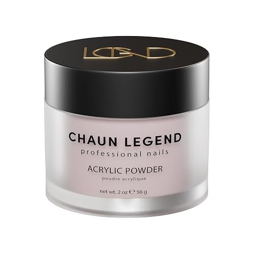 Chaun Legend Acrylic Powder, 2oz Long Lasting Salon Quality, Bubble Free, Self Leveling Professional Manicures, Fake Nails, Carving & Extensions, Be Beauty & Personal Care Chaun Legend Professional Nails
