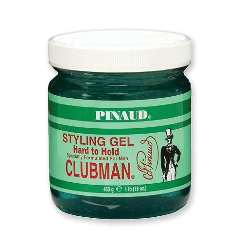 Pinaud Clubman Styling Gel Hard To Hold 16 oz (Pack of 5)