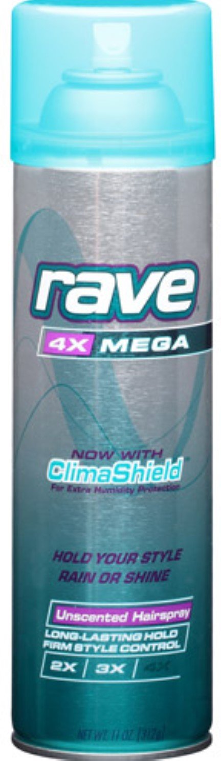 Rave Hs 4x Mega Unscnted Size 11z Rave Hs 4x Mega Unscnted Areo 11z
