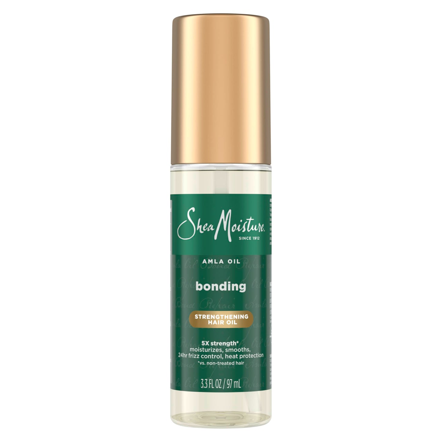 Shea Moisture Bonding Oil Amla Oil To Protect, Strengthen And Smooth Hair With Amla Oil And Fair-Trade Shea Butter With 5X Strength And 24-Hour Frizz