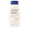 Aveeno Skin Relief Body Wash, Fragrance-Free with Triple Oat® complex, Gentle Daily Cleanser for Sensitive Skin Leaves Itchy, Dry Skin Feeling Soothed