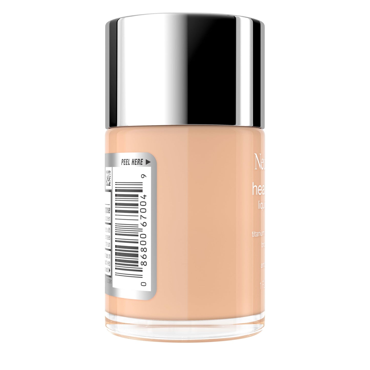 Neutrogena Healthy Skin Liquid Foundation Makeup with Broad Spectrum SPF 20 Sunscreen, Lightweight, Medium Coverage Makeup with Sunscreen and Pro-Vitamin B5, Nude 40, 1 fl. oz