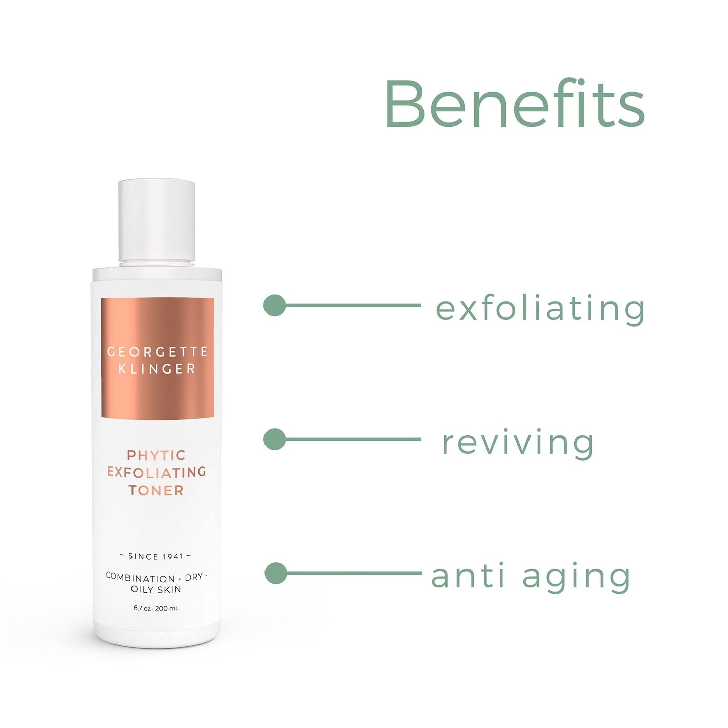 Georgette Klinger Phytic Exfoliating Face Toner - 6.7 oz