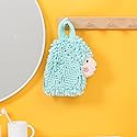 Tyrafry Cute Alpaca Hand Towel with Hanging Loop, Bathroom Animal Towel for Kids, Super Soft Chenille Absorbent Washcloth for Kitchen, Bathroom…