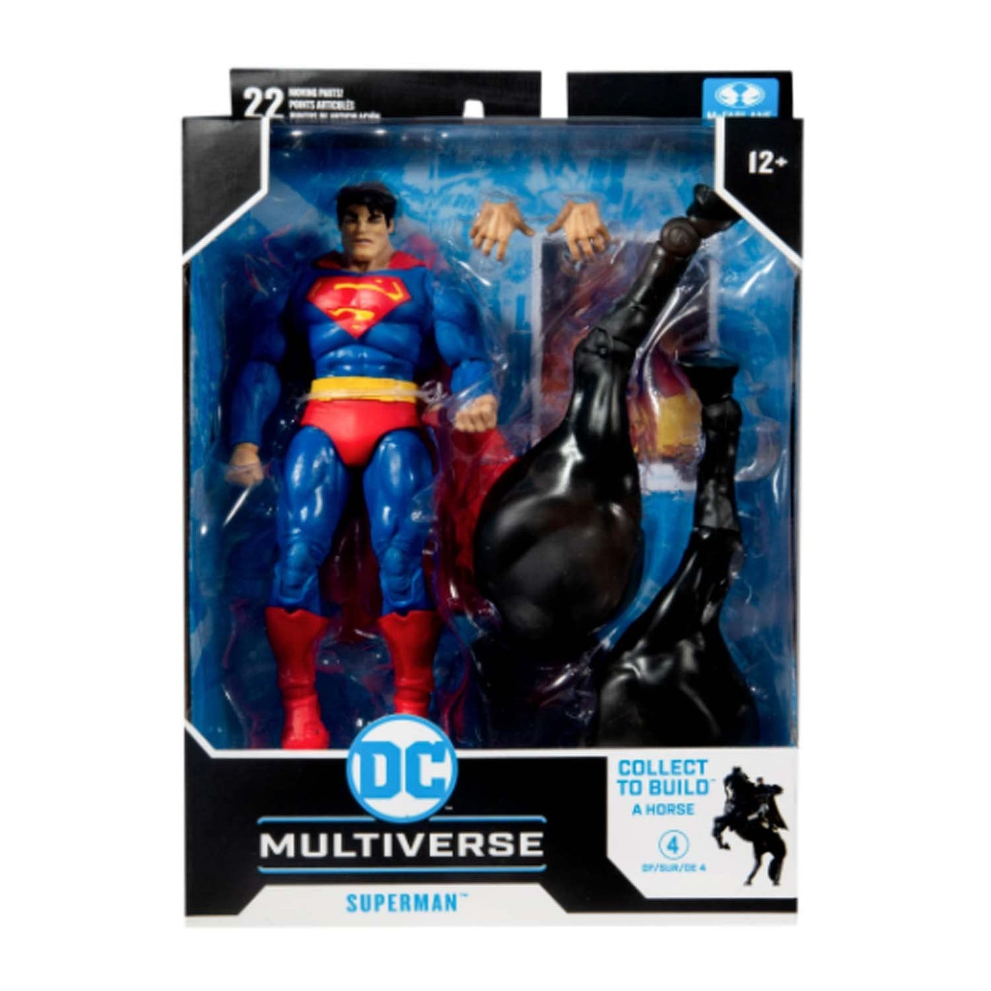 McFarlane Toys DC Multiverse The Dark Knight Returns Superman 7" Action Figure with Build-A Horse Parts & Accessories