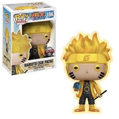Funko 12999 Pop! Animation: Naruto puden - Naruto (Six Path) (Glow in the Dark Special Edition) #186