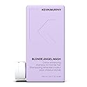 KEVIN.MURPHY BLONDE.ANGEL.WASH - Blonde Shampoo - Purple Shampoo for Blonde & Grey Hair - Colour Enhancement Hair Care - Colour Safe - Paraben