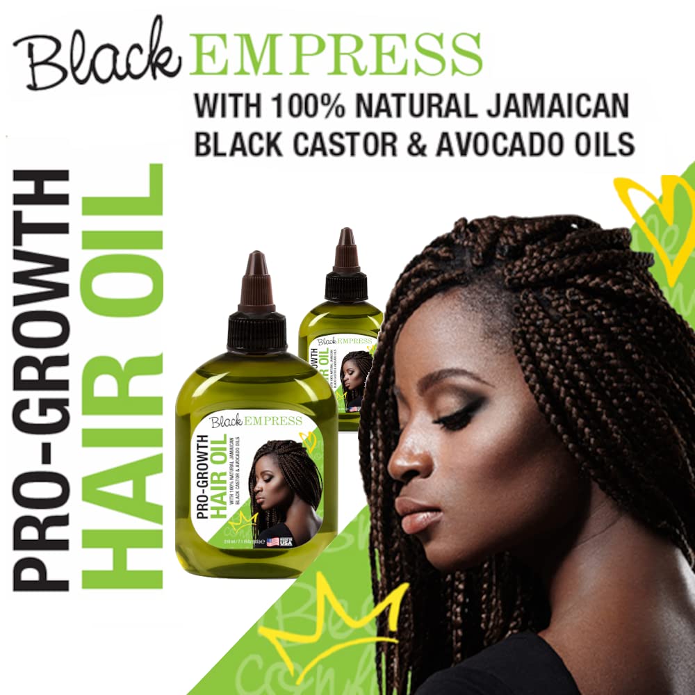 SFC Black Empress Pro-Growth Jamaican Black Castor & Avocado Hair Growth Hair Oil 2.5 oz.