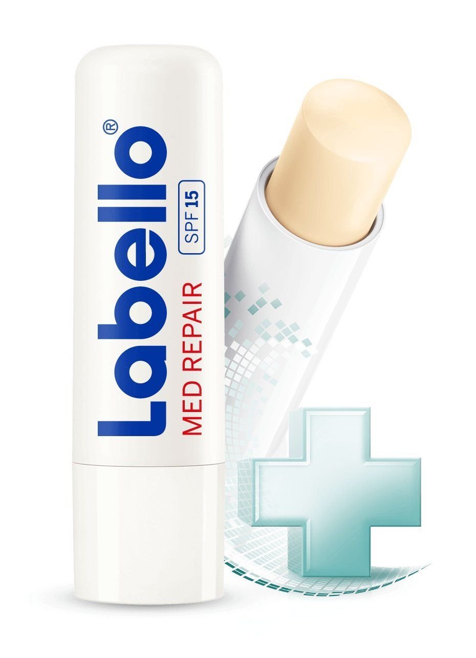 Labello Lib Balm (1x Original, 1x MED Repair, 1x Sun Protect LSF 30) Bundle