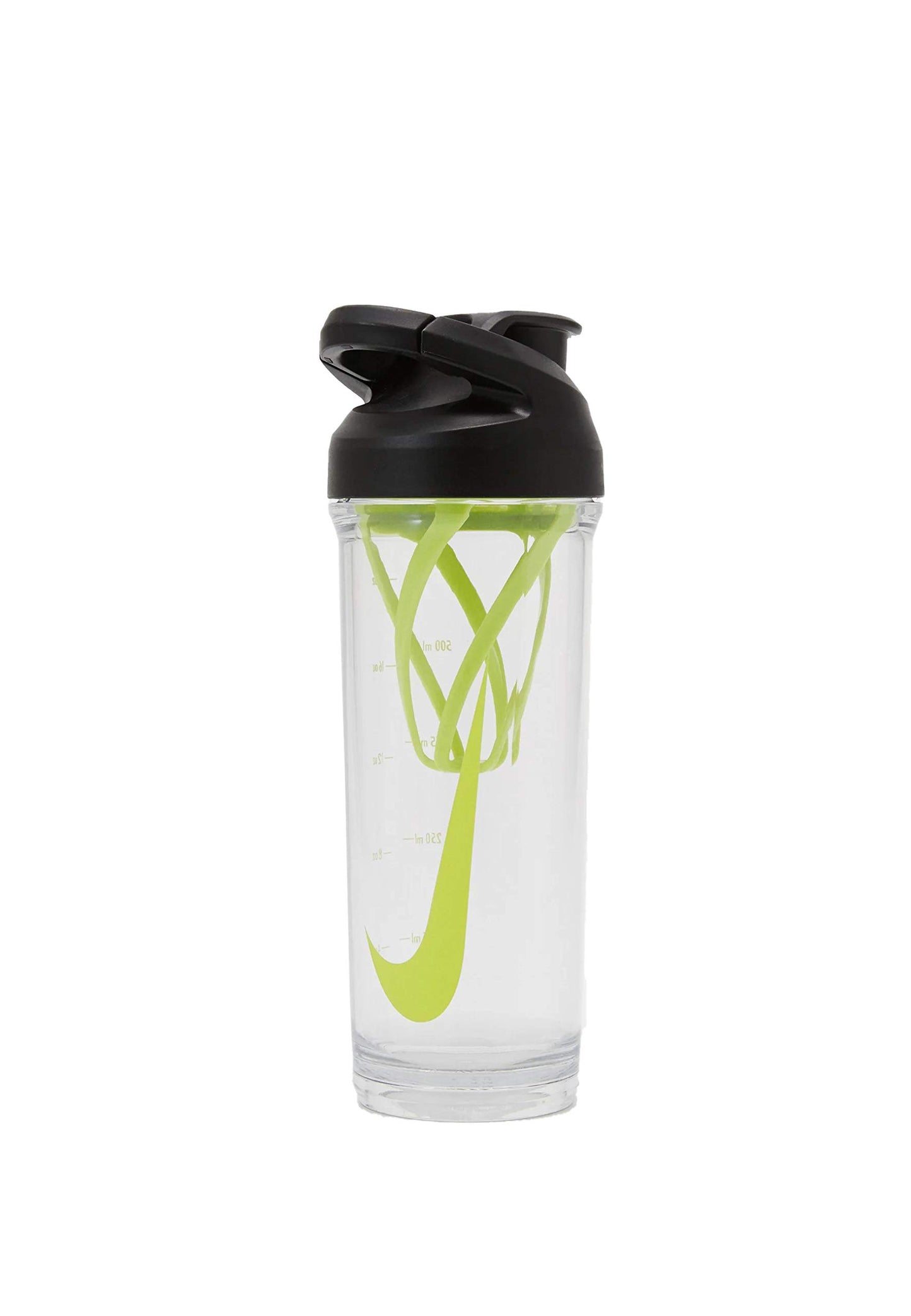 NIKE Water Bottle Clear/Volt 24oz TR Hypercharge Shaker BT HY5001