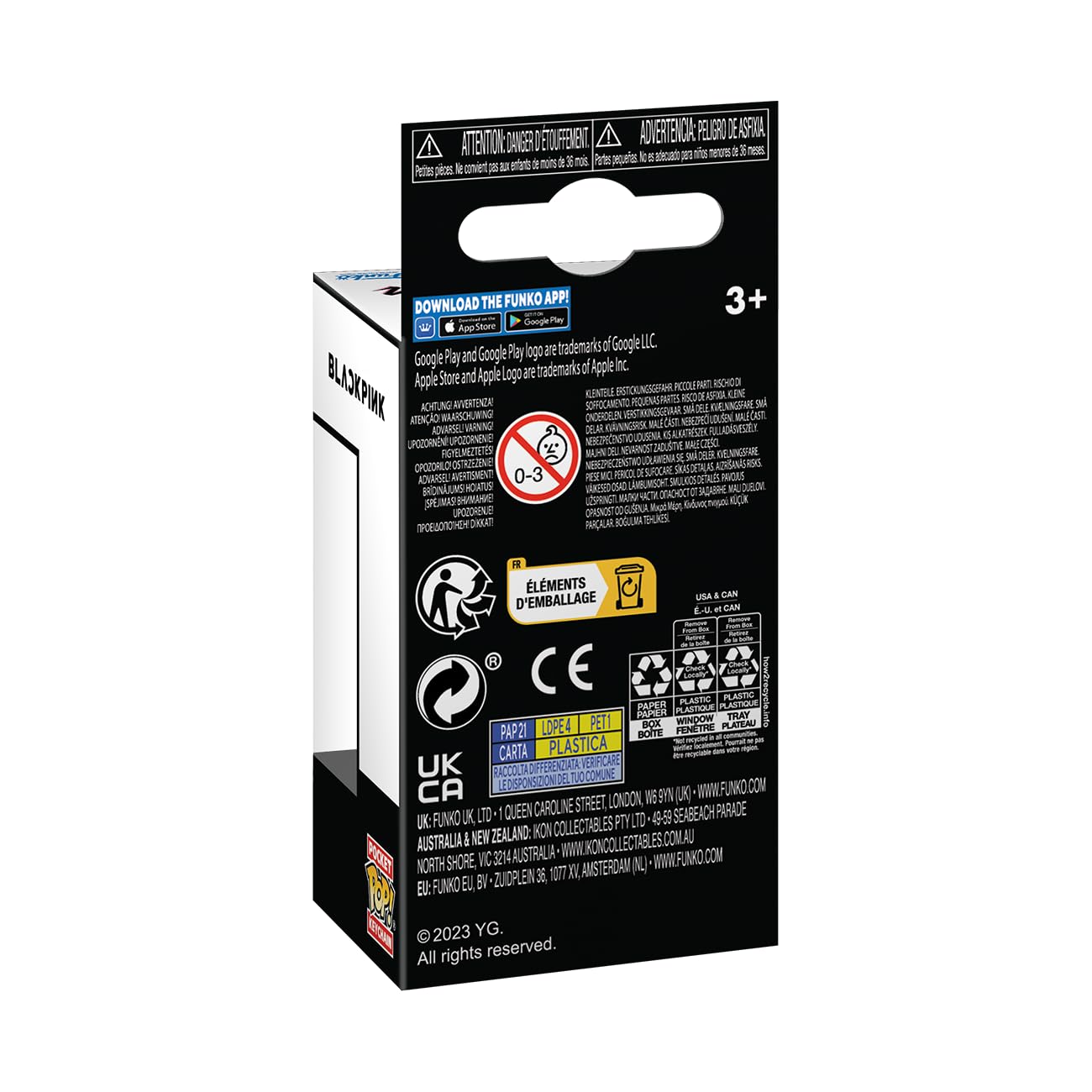 Funko POP! Keychain: Blackpink - Rose - Blackpink Novelty Keyring - Collectable Mini Figure - Stocking Filler - Gift Idea - Official Merchandise…