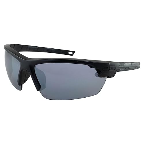 Epoch Eyewear LINK Sport Golf Sunglasses Black Frame with Polarized Smoke Lens