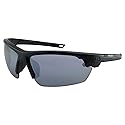 Epoch Eyewear LINK Sport Golf Sunglasses Black Frame with Polarized Smoke Lens