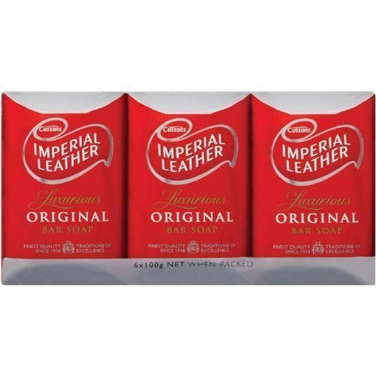 Imperial Leather Gentle Care White Mild For Sensitive Skin Bar Soap 3Ct X 100G (Pack of 2)