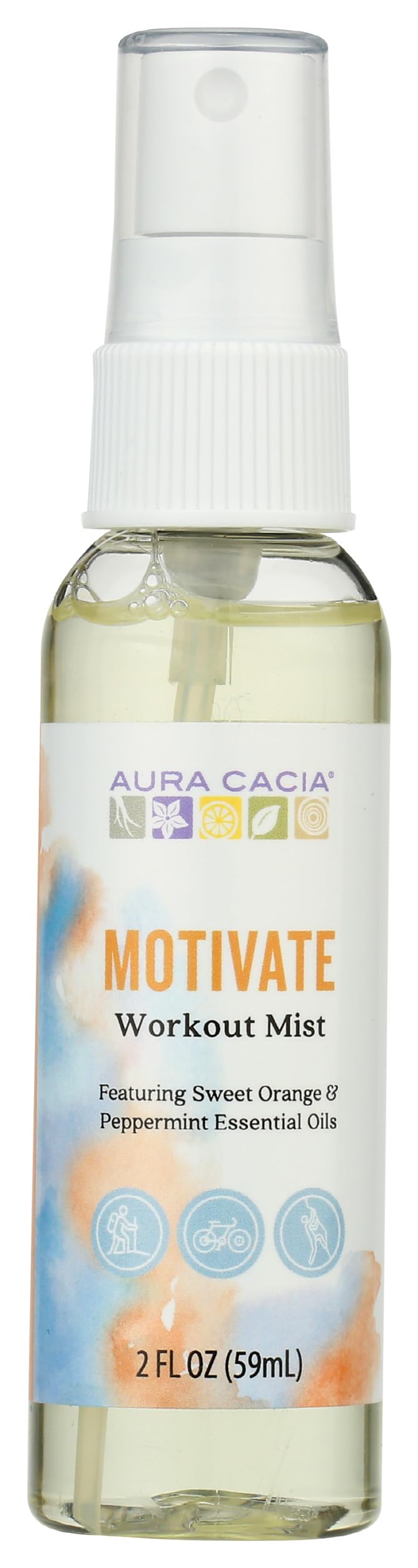 Aura Cacia Motivated Workout Mist, 2 FZ