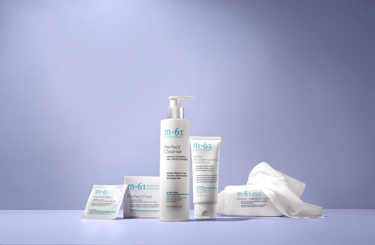 m-61 Perfect Microdermabrasion Facial Scrub | Instant Smoothing, Exfoliating Scrub With Vitamin E, Kaolin Clay, Aloe, 2.5 Fl Oz