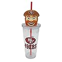 Pegasus Sports NFL San Francisco 49ers Mascot Lid 24oz Sipper