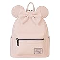 Loungefly Minnie Mouse Checkered Texture Mini Backpack
