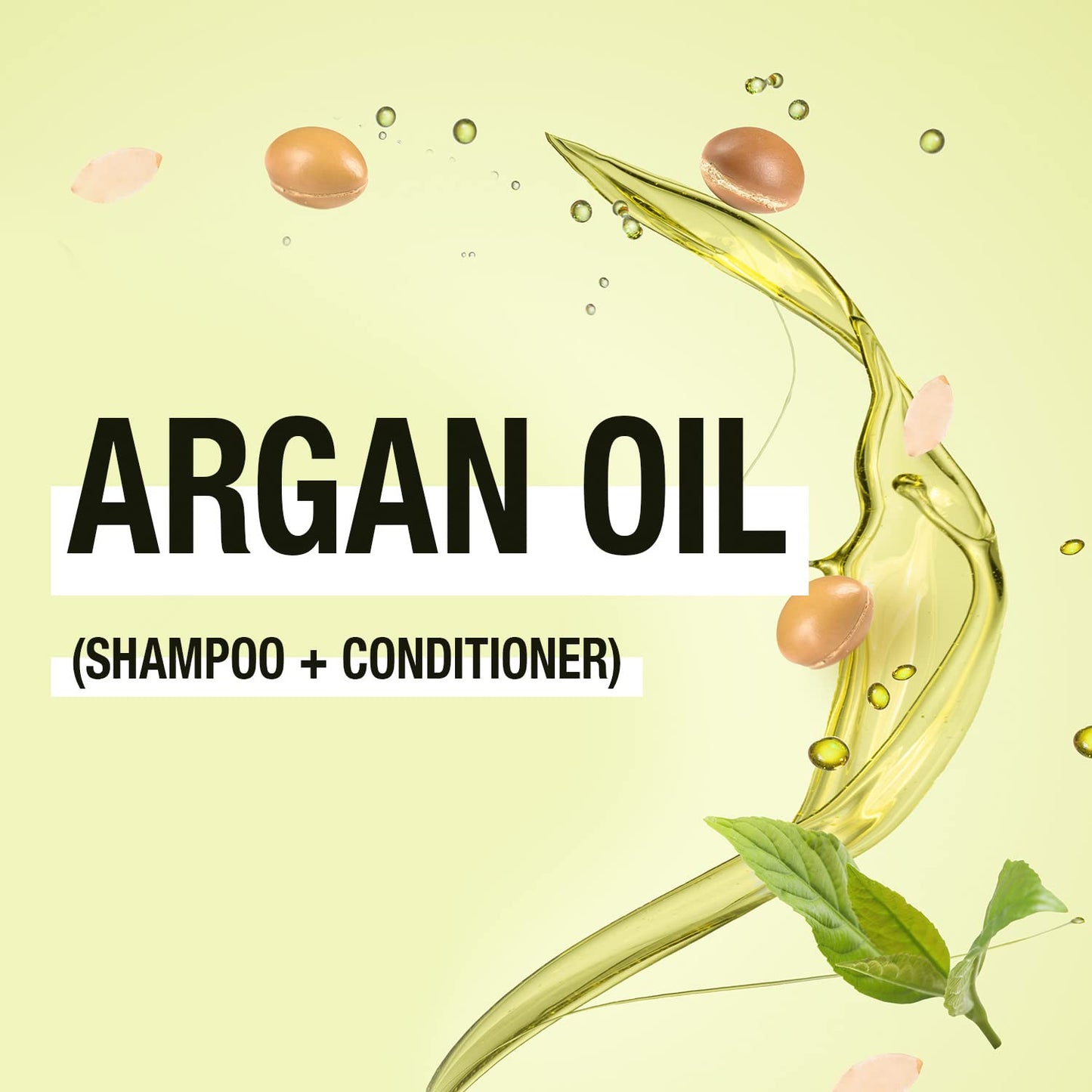 Inoar Argan Oil Shampoo & Conditioner Set - Hydrating, Moisturizing, Nourishing, Shine for Dry Damaged Hair - Repair, Hydration & Strengthen