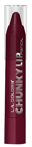 L.A. Colors Chunky Lip Pencil, Plum, 0.09 Ounce Beauty & Personal Care L.A. COLORS