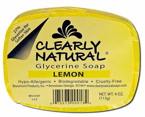 Clearly Natural Glycerine Bar Soap Lemon - 4 oz