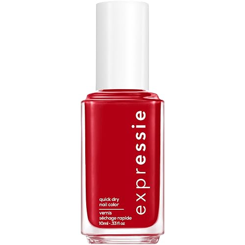 essie expressie Quick-Dry Vegan Nail Polish, Seize The Minute, Blue Toned Red, 0.33 Ounce Beauty & Personal Care essie