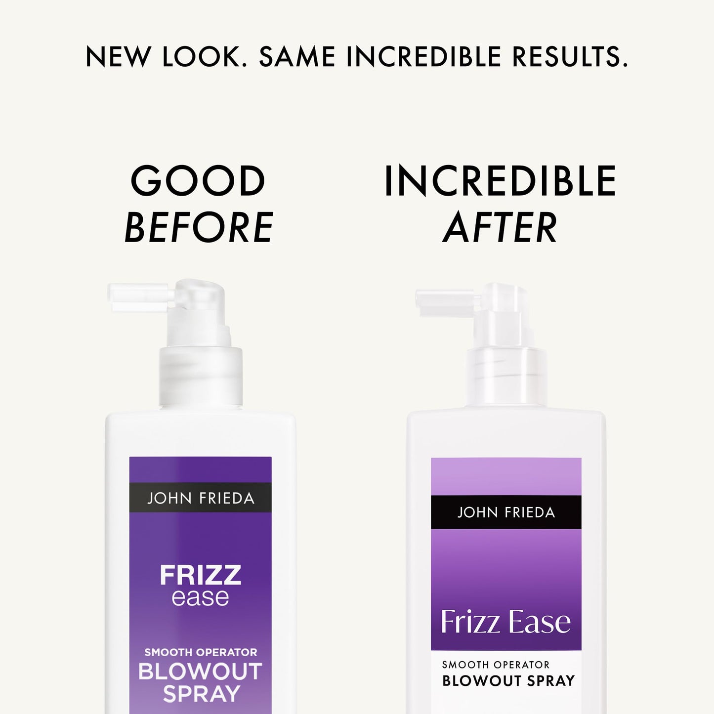 John Frieda Frizz Ease Smooth Operator Blowout Spray, Pre-Styling Heat Protection & Anti-Humidity Spray, 6.77 fl oz