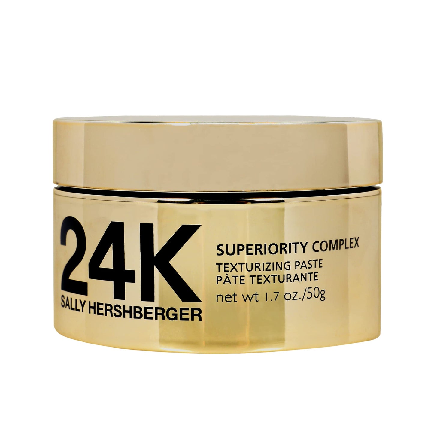 SALLY HERSHBERGER 24K Hair Texturizing Paste for Men & Women - Premium High Shine Pomade - All Day Hold - Hydrating and Volumizing - for Styling