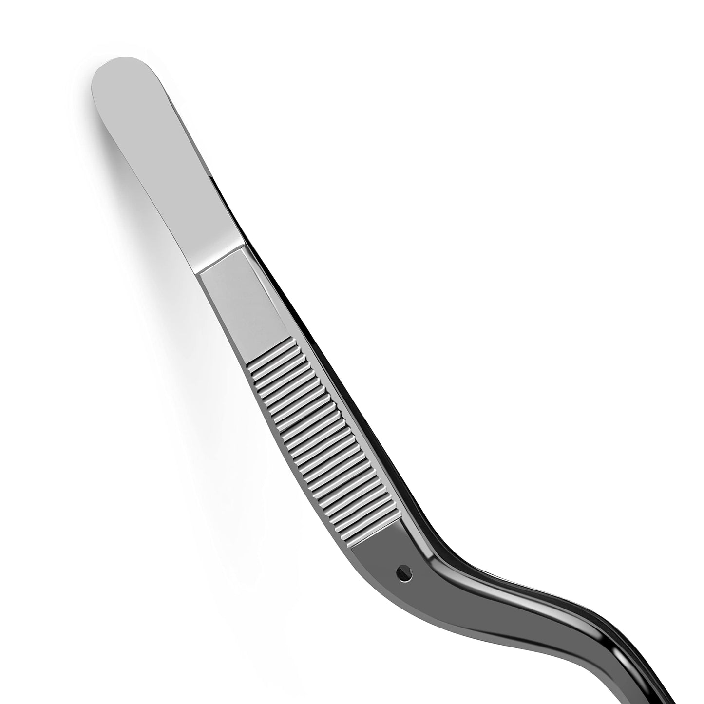 Luca Ear Adson Bayonet Shape Tweezer Forceps Stainless Steel (Bayonet Shape, 6") Beauty and Personal Care SURGICAL ONLINE