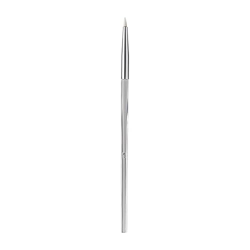 e.l.f. Precision Eyeliner Brush, Ultra-Fine, Tapered, Soft, Synthetic, Corrects, Conceals, Defines, Easy To Clean White