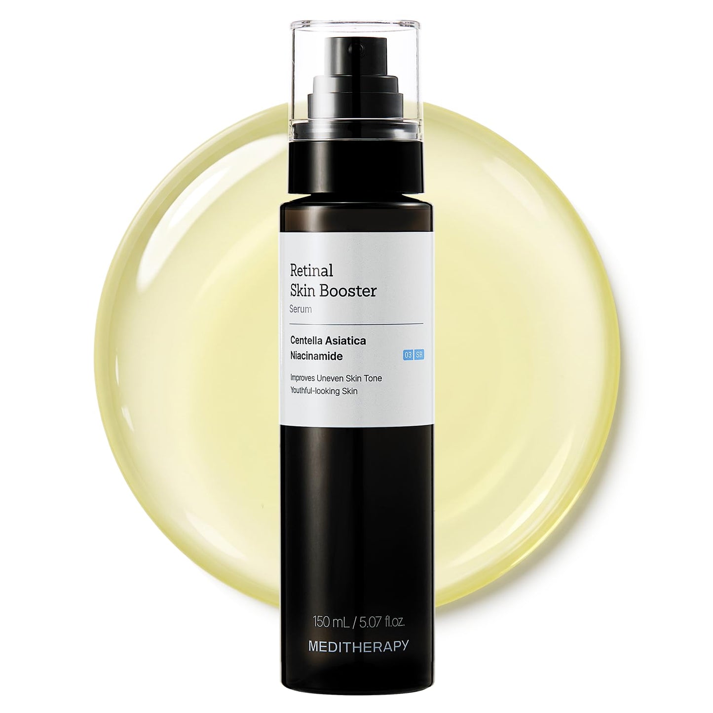 MEDITHERAPY Retinal Skin Booster Serum 5.07 fl oz | Retinaldehyde, Niacinamide, Cica | Korean Hydrating Face & Body Serum for Dull, Uneven Skin, All Beauty and Personal Care MEDITHERAPY Default Title