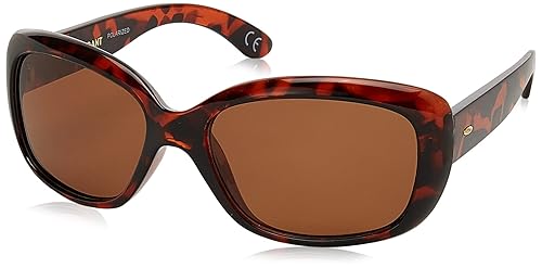 Foster Grant Womens Election Sunglasses, Tortoise/Amber, 52 Mm US