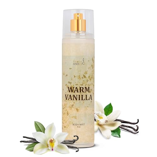 Freida and Joe Warm Vanilla Unisex, Womens Perfume Fragrance Body Mist & Sprays, Women's Fruity Luxury Scented Gifts & Presents, 8 oz Fine Mist Spray Beauty & Personal Care Freida and Joe