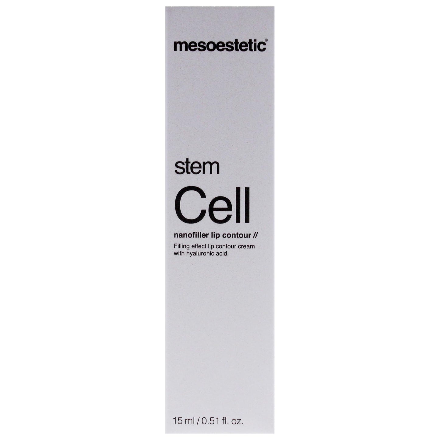 Stem Cell Nanofiller Lip Contour by Mesoestetic for Unisex - 0.5 oz Cream
