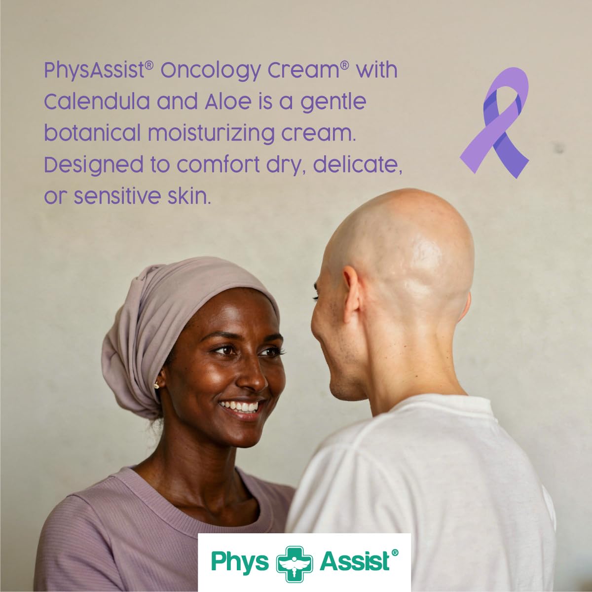 PhysAssist Oncology Cream with Calendula and Aloe for Face & Body - Advanced Hydrating Moisturizer for Dry, Sensitive & Stressed Skin - Aloe Vera