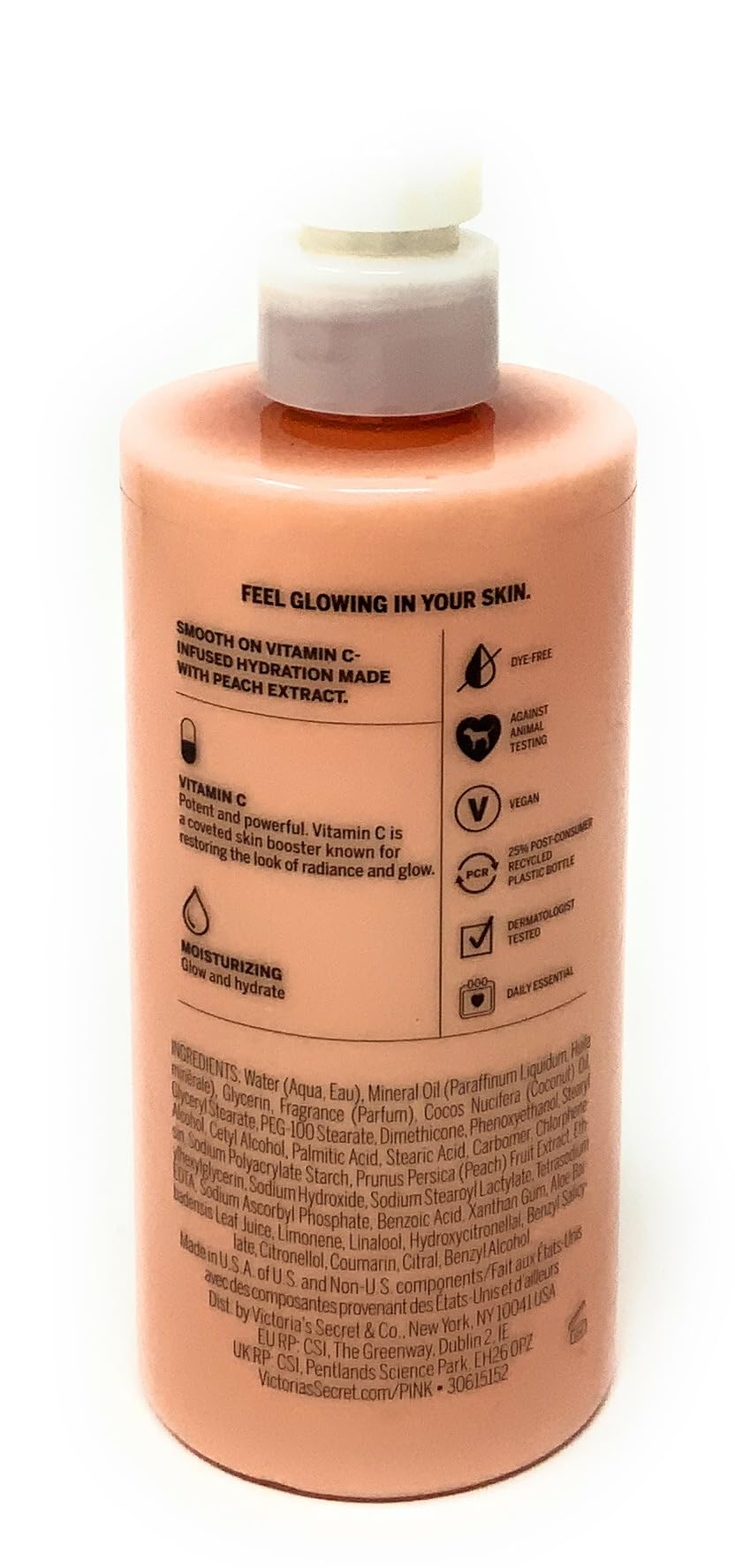 Victoria's Secret Coco Peach Glow-Boosting Body Lotion 14 fl oz Limited Edition