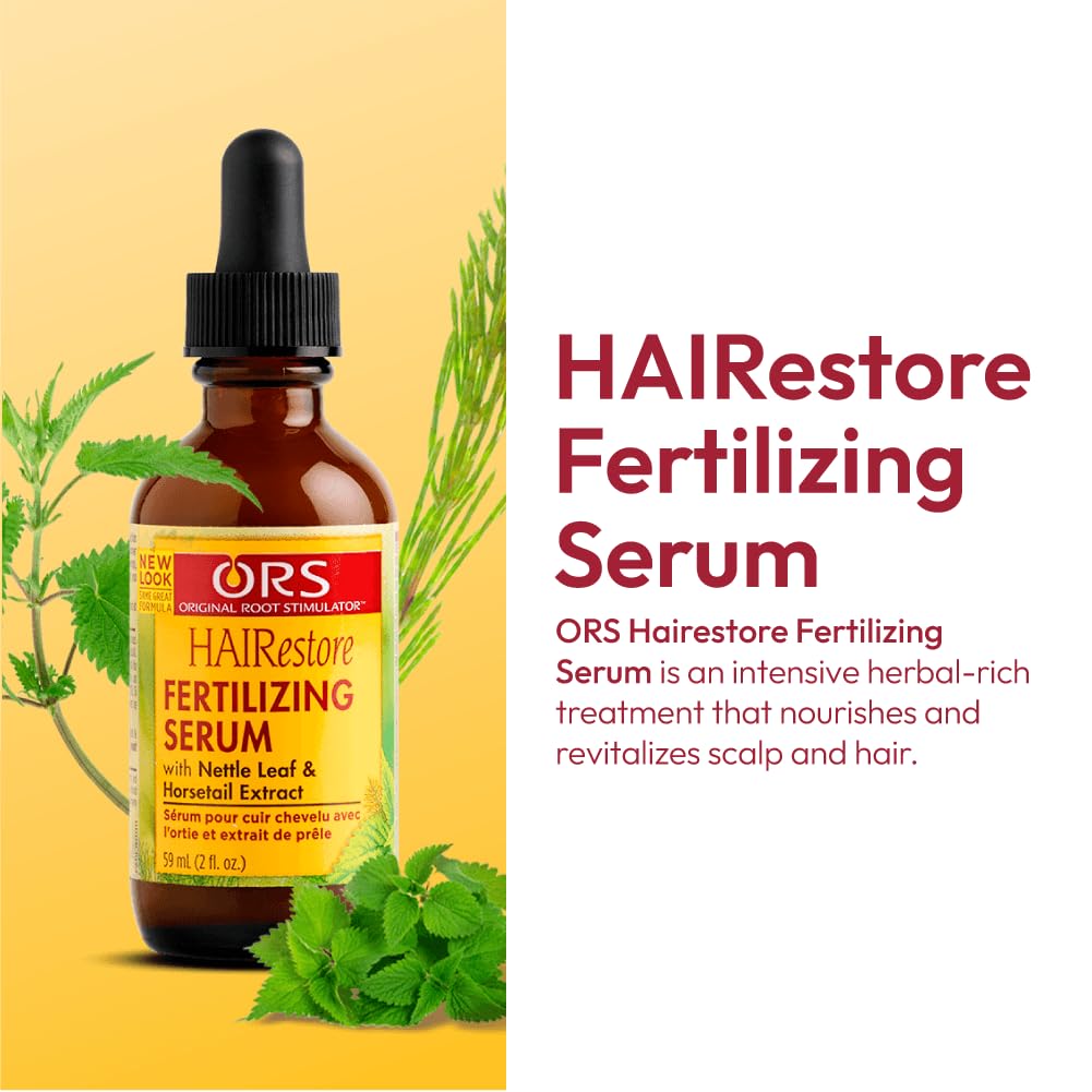 ORS HAIRestore Fertilizing Serum with Nettle Leaf and Horsetail Extract 2 Ounces (Pack of 4)
