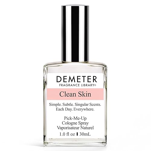DEMETER Natural Perfume Spray Cologne for Women, Clean Skin, 1 oz