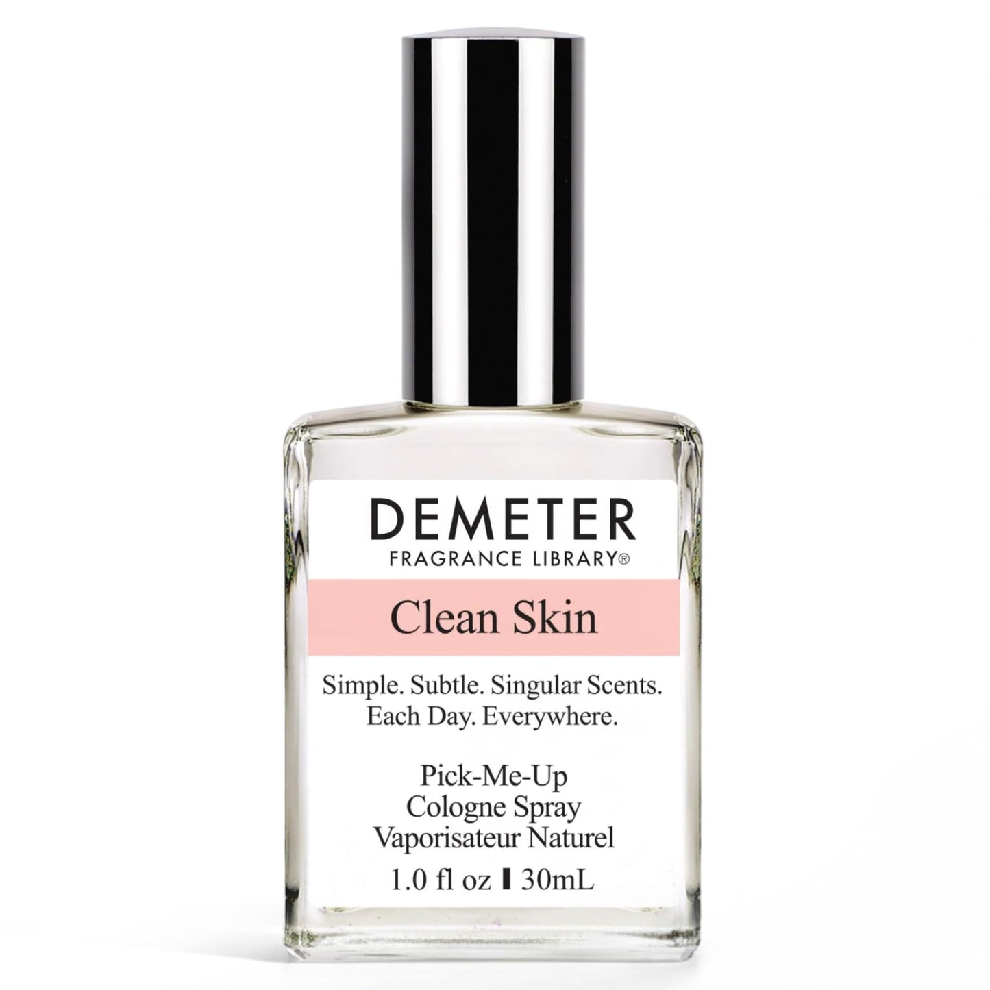 DEMETER Natural Perfume Spray Cologne for Women, Clean Skin, 1 oz